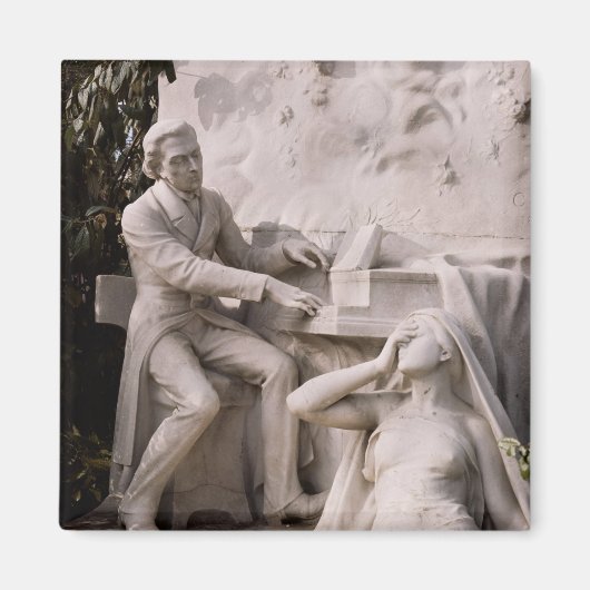 Monument voor Frederic Chopin Magneet (Voorkant)
