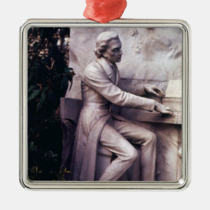 Monument voor Frederic Chopin Metalen Ornament