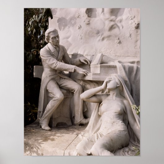 Monument voor Frederic Chopin Poster (Voorkant)