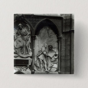 Monument voor Handel, 1762 Vierkante Button 5,1 Cm