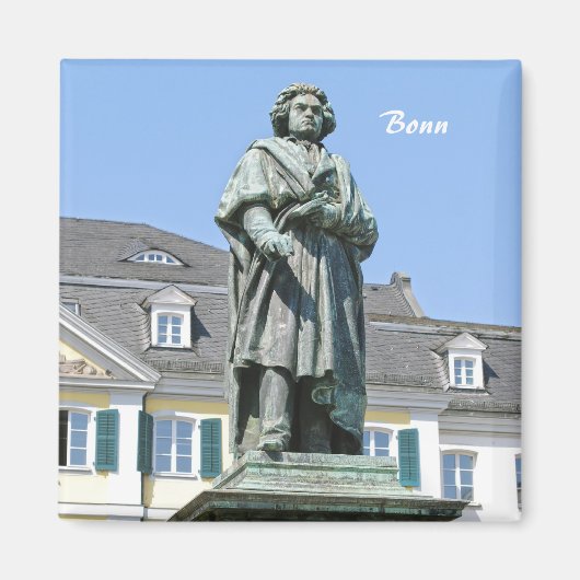 Monument voor Ludwig van Beethoven in Bonn Magneet (Voorkant)