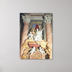 Monument voor Maria Clementina Sobieska 1739 Canvas Afdruk