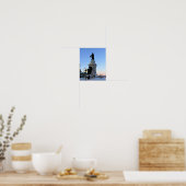 Monument voor Samuel De ChamPlain, Quebec, Canada Poster (Keuken)