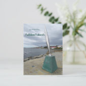 Monument voor Stanley Falkland Islands Briefkaart (Staand voorkant)