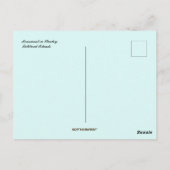 Monument voor Stanley Falkland Islands Briefkaart (Achterkant)