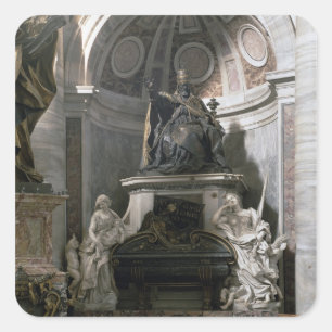 Monument voor Urban VIII Vierkante Sticker