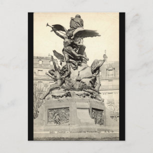 Monument voor Victor Hugo Paris Frankrijk Vintage Briefkaart
