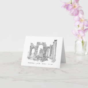 Monumental Arch, Palmyra, Syrië Kaart