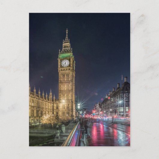 Monumenten | Big Ben at Night Briefkaart (Voorkant)