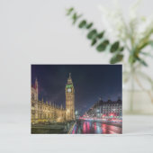 Monumenten | Big Ben at Night Briefkaart (Staand voorkant)