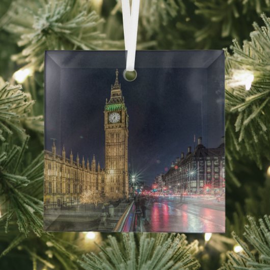 Monumenten | Big Ben at Night Glas Ornament (Insitu)