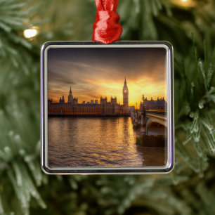 Monumenten Big Ben & Houses of Parliament Metalen Ornament