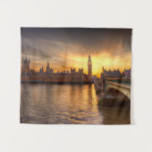 Monumenten Big Ben & Houses of Parliament Wandkleed (Voorkant (horizontaal))