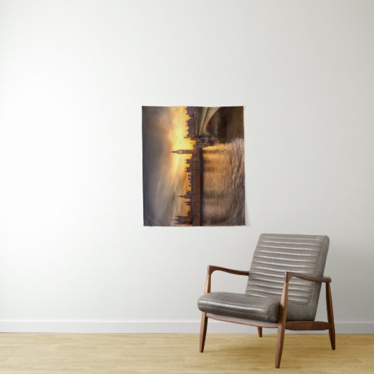 Monumenten Big Ben & Houses of Parliament Wandkleed (In situ)