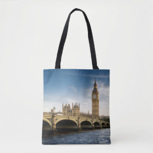 Monumenten Big Ben, London England Draagtas