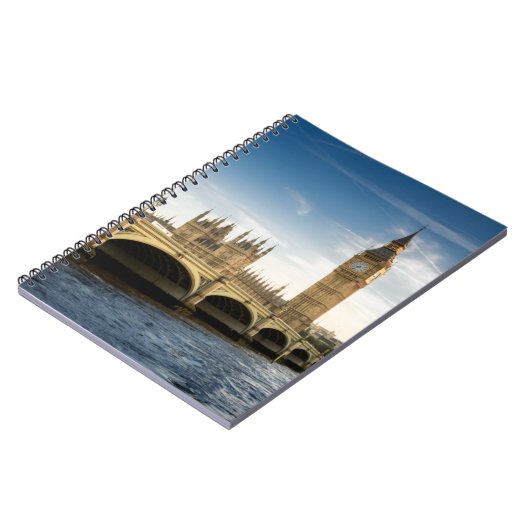 Monumenten Big Ben, London England Notitieboek (Linkerzijde)