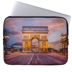 Monumenten Boog van Triomphe, Parijs Frankrijk Laptop Sleeve