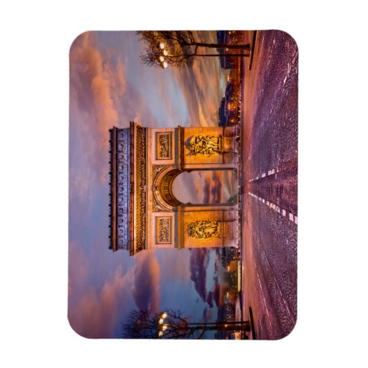 Monumenten Boog van Triomphe, Parijs Frankrijk Magneet (Verticaal)