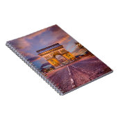 Monumenten Boog van Triomphe, Parijs Frankrijk Notitieboek (Rechterzijde)