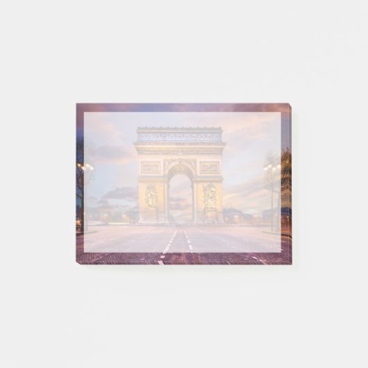 Monumenten Boog van Triomphe, Parijs Frankrijk Post-it® Notes (Voorkant)