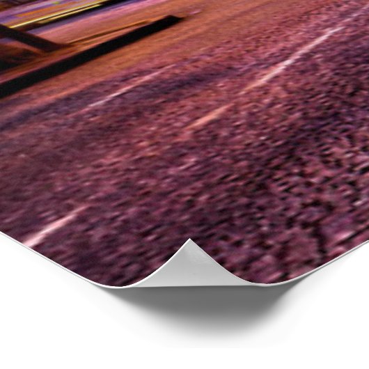 Monumenten Boog van Triomphe, Parijs Frankrijk Poster (Hoek)