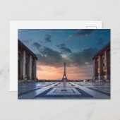 Monumenten De Eiffel Tower Briefkaart (Voorkant / Achterkant)