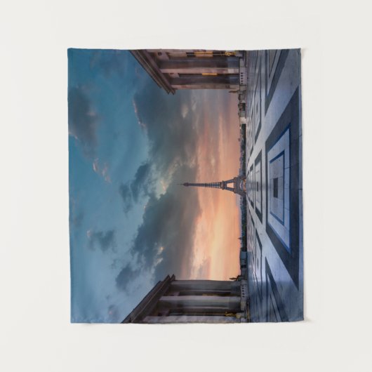 Monumenten De Eiffel Tower Wandkleed (Voorkant)