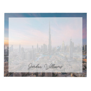 Monumenten Dubai Cityscape Notitieblok