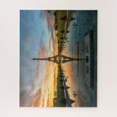 Monumenten Eiffel Tower Sunrise Legpuzzel (Verticaal)
