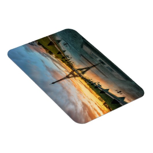 Monumenten Eiffel Tower Sunrise Magneet (Rechterzijde)