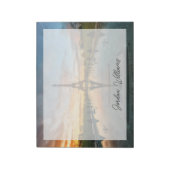 Monumenten Eiffel Tower Sunrise Notitieblok (Gedraaid)