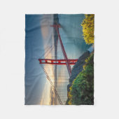 Monumenten | Golden Gate San Francisco Fleece Deken (Voorkant)