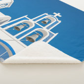 Monumenten | Greek Blue Dome Church Sherpa Deken (3/4)