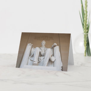 Monumenten   Het Lincoln Memorial Kaart
