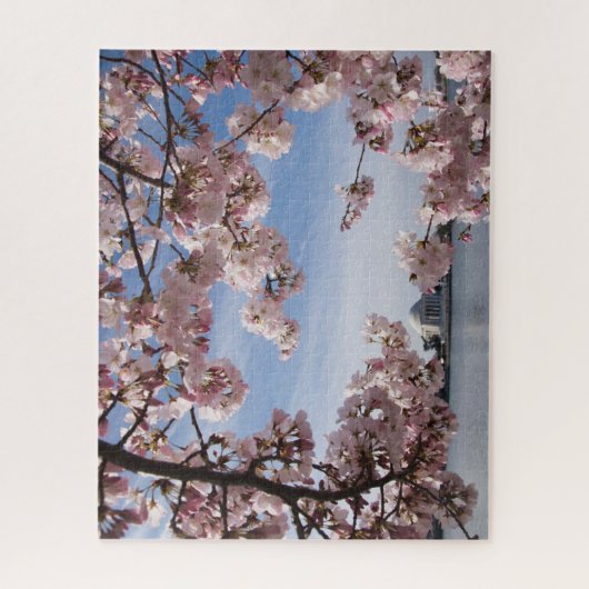 Monumenten | Jefferson Memorial Cherry Blossoms Legpuzzel (Verticaal)