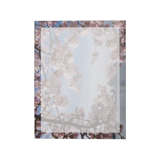 Monumenten | Jefferson Memorial Cherry Blossoms Notitieblok (Gedraaid)