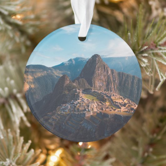 Monumenten Machu Picchu, Peru Ornament (Boom)