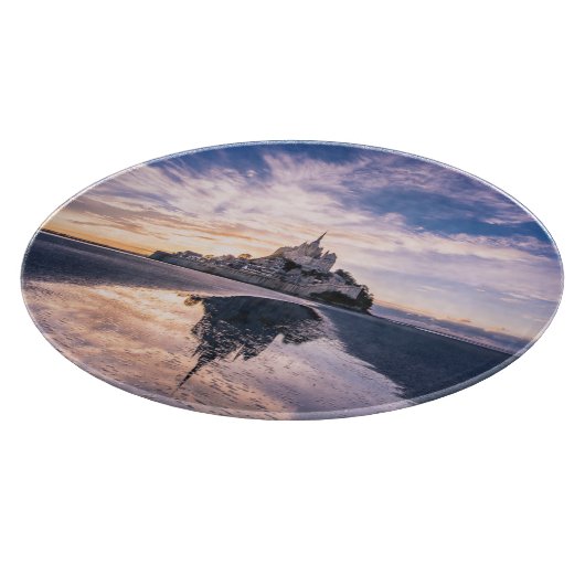 Monumenten Mount Saint-Michel, Normandy Frankrijk Snijplank (Hoek)