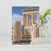 Monumenten | Parthenon Acropolis Athene Griekenlan Bedankkaart (Staand voorkant)