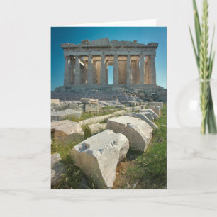 Monumenten Parthenon Athens, Greece Kaart