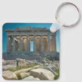 Monumenten Parthenon Athens, Greece Sleutelhanger (Achterkant)