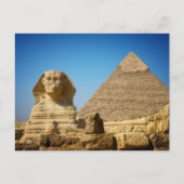 Monumenten | Sphinx & Pyramid of Egypt Briefkaart (Voorkant)