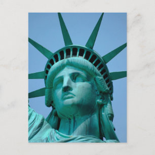Monumenten Statue of Liberty Face Briefkaart