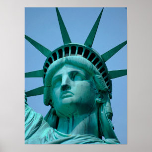 Monumenten   Statue of Liberty Face Poster