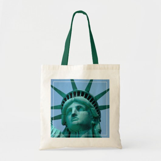 Monumenten | Statue of Liberty Face Tote Bag (Voorkant)