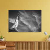 Monumenten Statue of Liberty Manhattan NYC Canvas Afdruk (Insitu (Woonkamer))