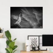 Monumenten Statue of Liberty Manhattan NYC Poster (Thuiskantoor)