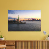 Monumenten | Statue of Liberty NYC Canvas Afdruk (Insitu (Woonkamer))