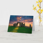 Monumenten | Stonhenge, England Kaart (Gele Bloem)