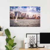Monumenten Sydney Opera House Poster (Thuiskantoor)